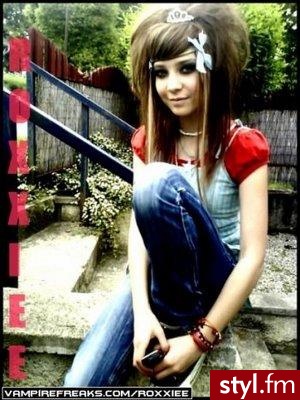 EMO Alternatywne Średnie Fryzury