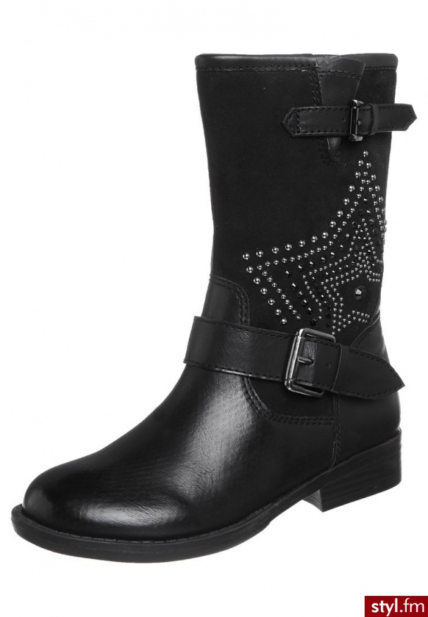 fullstop. Kowbojki i Buty motocyklowe czarny (6RX3-S9648) - Pozostałe Buty Moda