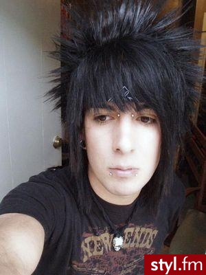 EMO Alternatywne Średnie Fryzury