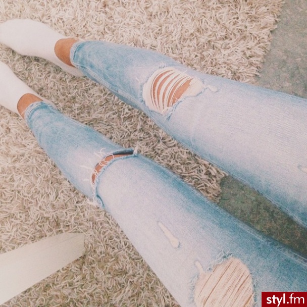 Jeansy Spodnie Moda