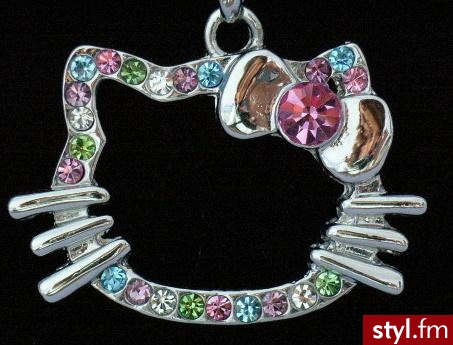 naszyjnik z hello kitty. - Gadżety Inne Moda