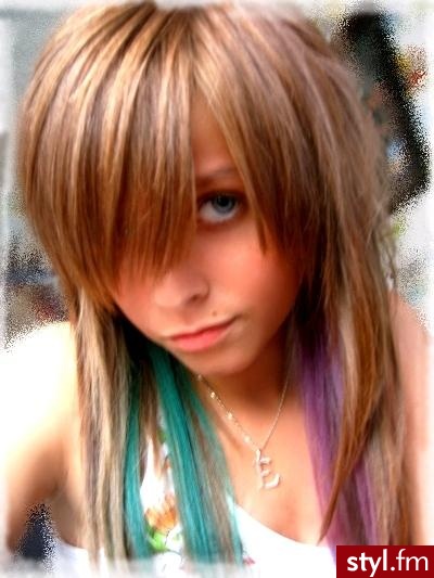 EMO Alternatywne Średnie Fryzury