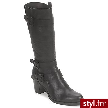 zinda BUTY FLORA Black - Kozaki Buty Moda