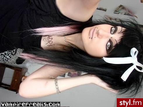 EMO Alternatywne Średnie Fryzury