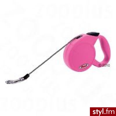 Flexi MINI, do 3 m - czarna - Psy Zwierzaki