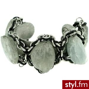 Sage Aquamarine Cuff - Polyvore. Pobrano ze strony: http://www.polyvore.com/sage_aquamarine_cuff/thing?id=20048651 - Pozostałe Dodatki Moda