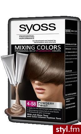 Syoss mixing colors , 4-58 , mix kawy i jasnego brazu . Używał ktos? ;) - Brązowe Rozpuszczone Proste z grzywką Na co dzień Krótkie Fryzury