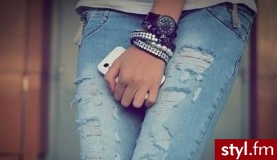 Jeansy Spodnie Moda