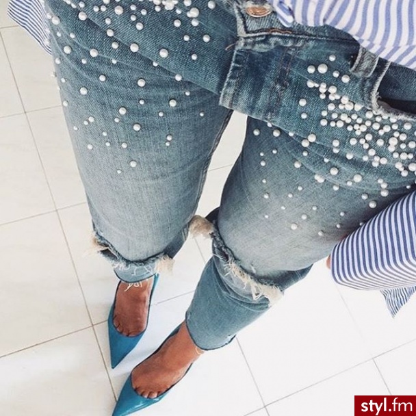 Jeansy Spodnie Moda