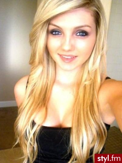Blond Rozpuszczone Proste z grzywką Na co dzień Długie Fryzury