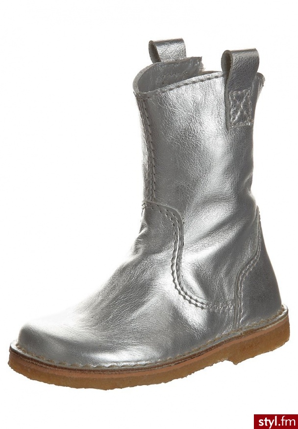Pinocchio STIEFEL Kozaki srebrny - Kozaki Buty Moda