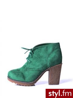 Heppin Półbuty SD12-A26 Green - Półbuty Buty Moda