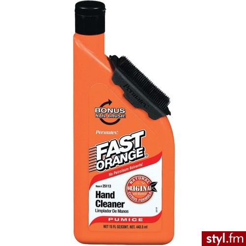 Permatex Permatex Fast Orange - Emulsja Do Mycia Zabrudzonych Rąk Z Szczoteczką - 440Ml - Emu Buty Moda