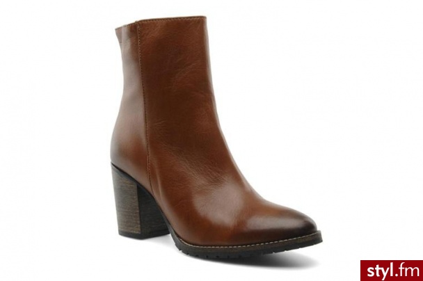 M PAR M PÓŁBUTY I BOTKI CANDY BY (BRĄZOWY) (Brązowy) - Botki Buty Moda