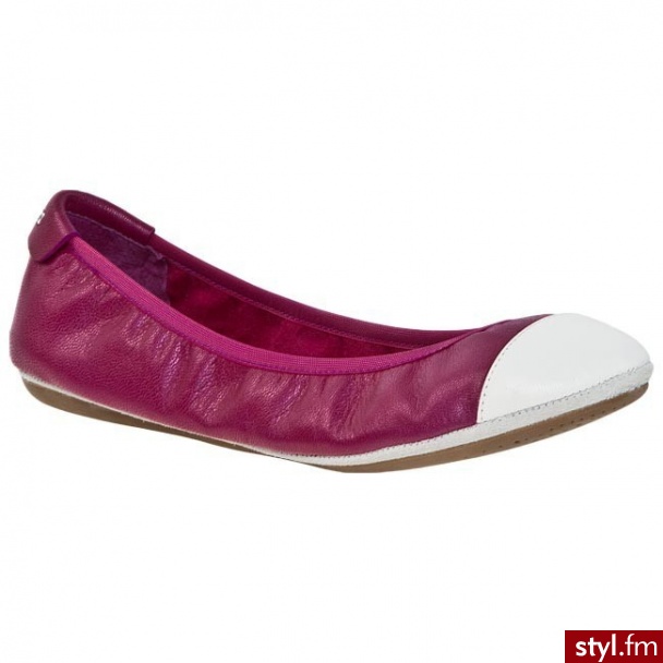 Guess Baleriny FL1BAYLEM02 Pink - Balerinki Buty Moda