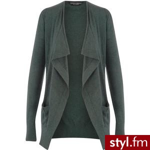 Green drape sleeve cardigan - Dorothy Perkins - Polyvore. Pobrano ze strony: http://www.polyvore.com/green_drape_sleeve_cardigan/thing?id=21573802 - Pozostałe Ciuchy Moda