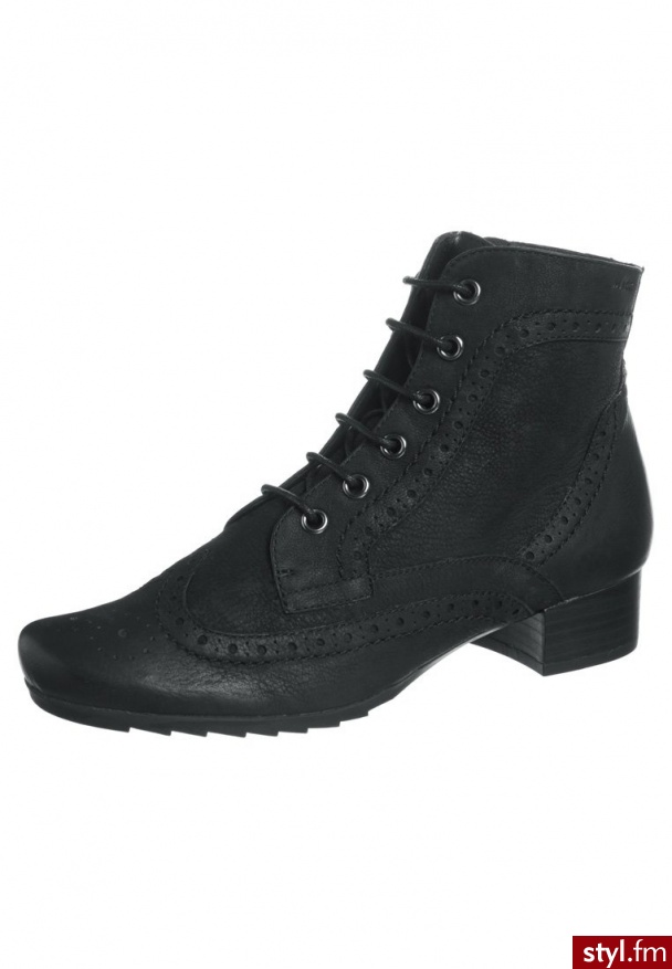 Marc MADINA Botki sznurowane czarny (14200529) - Botki Buty Moda
