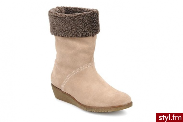 Mikaela PÓŁBUTY I BOTKI JULLY BY MIKAELA (Beżowy) - Botki Buty Moda