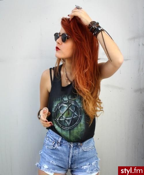 Rude Punk Rock Alternatywne Długie Fryzury