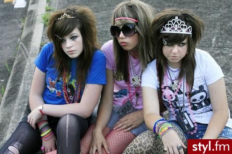 EMO Alternatywne Średnie Fryzury