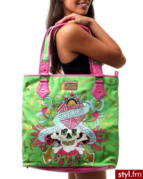 duża torba od Ed Hardy - 150$ - Pozostałe Torebki Moda