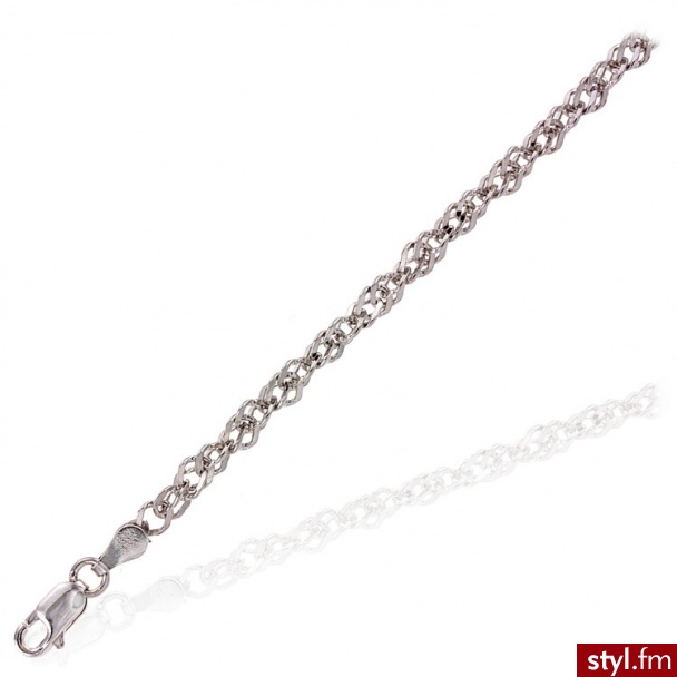 Dandelio  Singapur Gruby Splot 55 cm CDI-ŁAŃ-0011 - Łańcuszki Biżuteria Moda