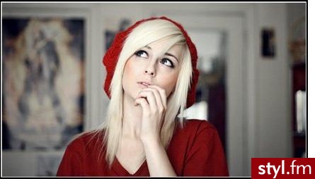 :) - Blond Rozpuszczone Proste Na co dzień Średnie Fryzury
