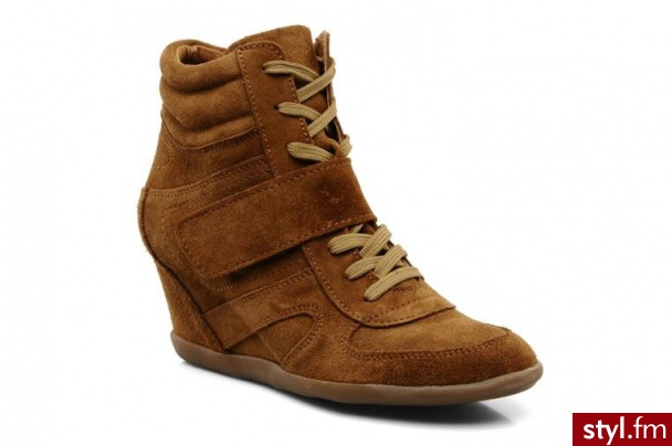 Addict-Initial PÓŁBUTY I BOTKI ALIDA BY (BRĄZOWY) (Brązowy) - Botki Buty Moda