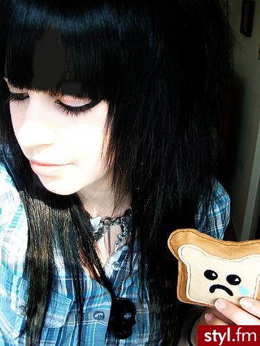 EMO Alternatywne Średnie Fryzury