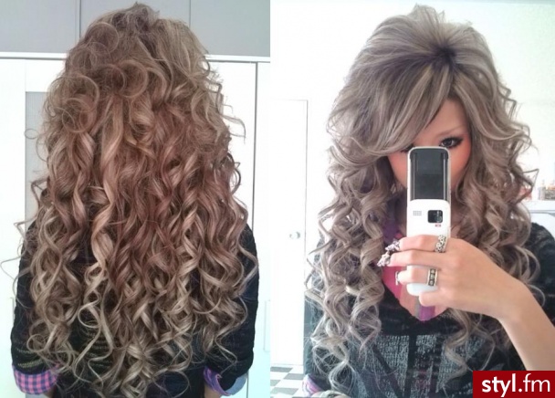 Blond Rozpuszczone Kręcone Na co dzień Długie Fryzury