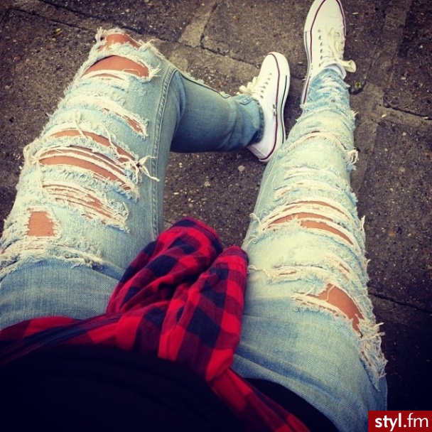 Jeansy Spodnie Moda
