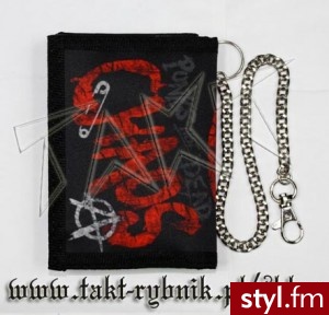 Portfel z łańcuchem PUNKS NOT DEAD Chaos - Kosmetyki