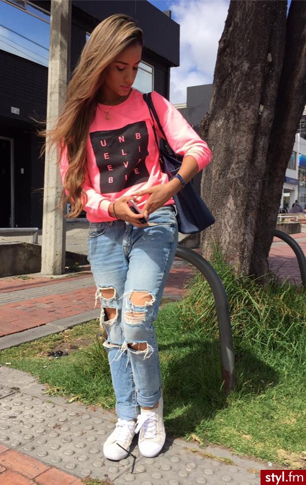 Jeansy Spodnie Moda