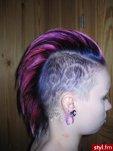 Punk Rock Alternatywne Średnie Fryzury
