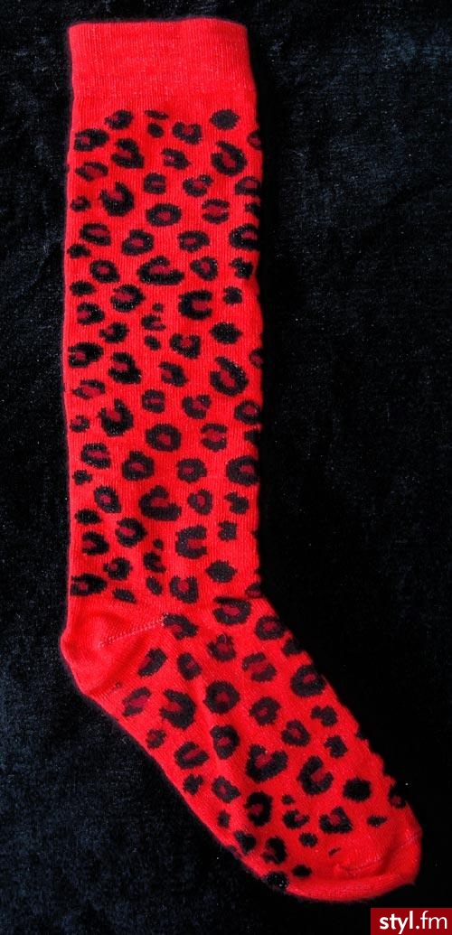 podkolanówki w panterke :D - Pozostałe Ciuchy Moda