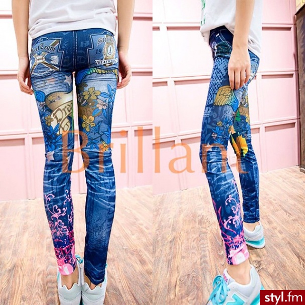 Leginsy Spodnie Moda