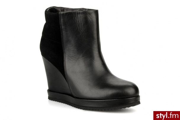 Surface To Air PÓŁBUTY I BOTKI ANKLE SNOW BOOT BY (CZARNY) (Czarny) - Botki Buty Moda