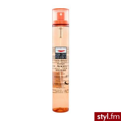 Perfumowana woda do ciała o zapachu świeżego mango. Cena: ok. 60 zł :) - Misz-masz