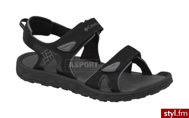 Columbia Sandały męskie TECHSUN&8482 III Czarny - Sandały Buty Moda