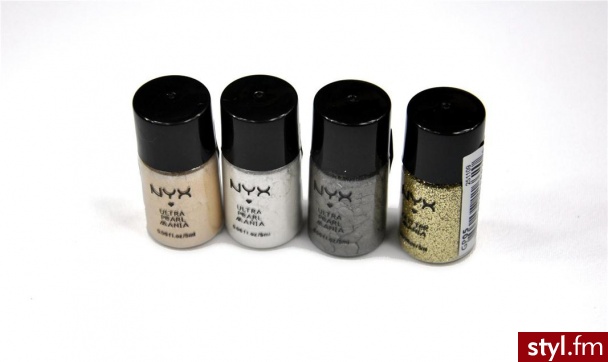 NYX Sypki cień do powiek White - Dzienne Makijaże