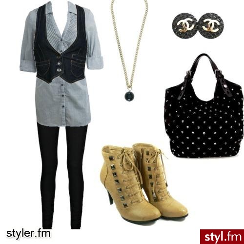 żółte botki - Styler