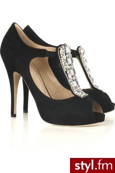 VALENTINO. VALENTINO Diamanté-embellished peep-toe pumps
€760 - Pozostałe Buty Moda