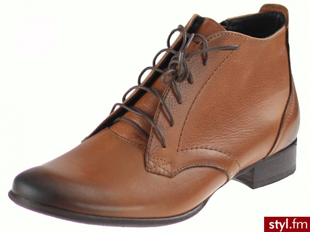 Nessi Półbuty 24801 camel 91 - Półbuty Buty Moda