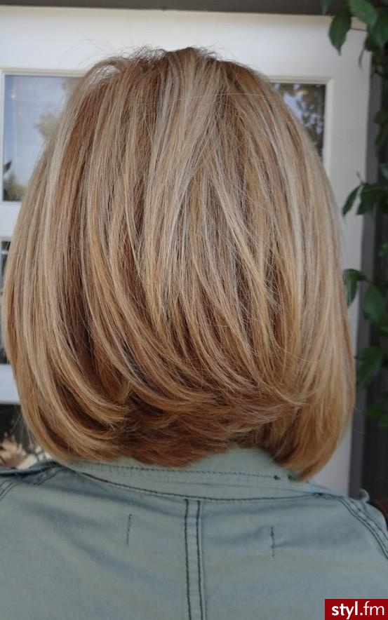 Blond Rozpuszczone Proste Na co dzień Krótkie Fryzury