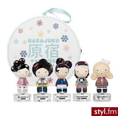 Niezwykła okazja dla fanek perfum Gwen Stefani - nowa kolekcja Harajuku Lovers \"Snowbunnies EDT\" pojawi się w zestawie pięciu \"dziewczynek\" za cenę 100 dolarów! - Misz-masz