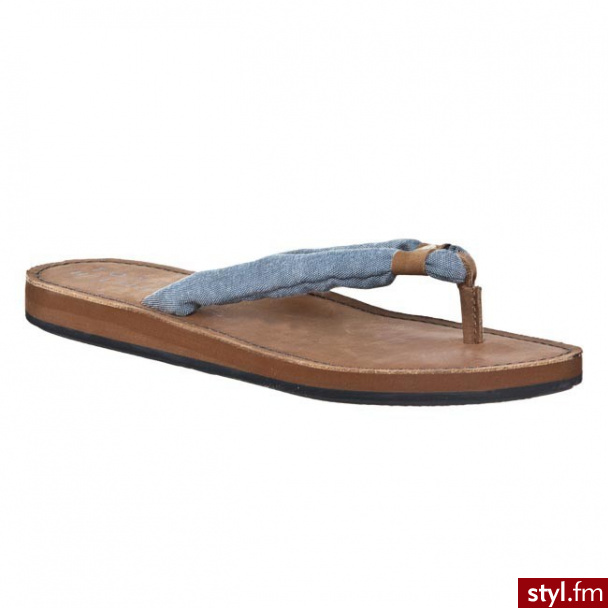 TOMMY HILFIGER Japonki Monica 2A FW56815842 421 Niebieski (Federal Blue) 421 - Klapki Buty Moda
