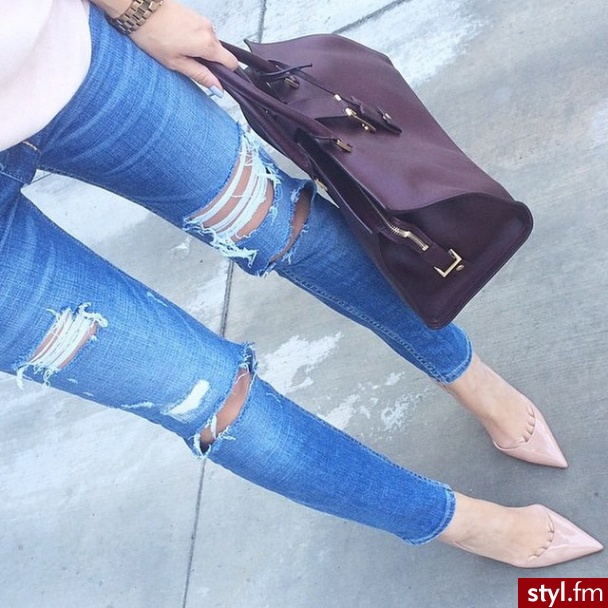 Jeansy Spodnie Moda