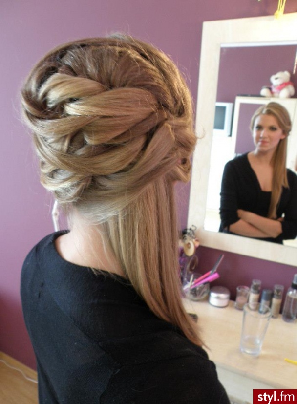 Blond Upięcie Proste Na co dzień Długie Fryzury