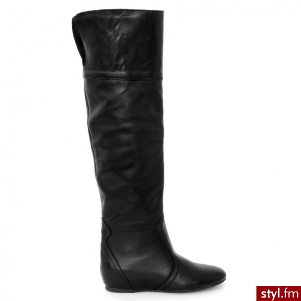 Venezia KOZAKI LAKI NERO - Kozaki Buty Moda