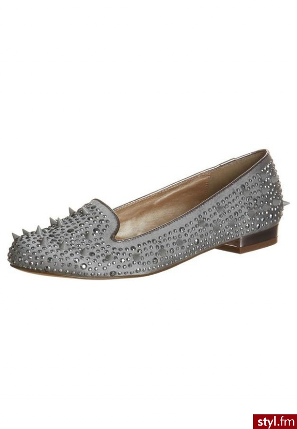 Even&Odd Baleriny srebrny - Balerinki Buty Moda